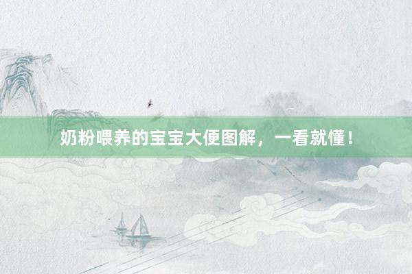 奶粉喂养的宝宝大便图解，一看就懂！